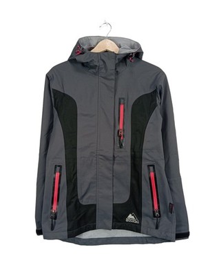 COX SWAIN Übergangsjacke Damen Jacke Gr. DE 36 hellgrau-schwarz Casual-Look