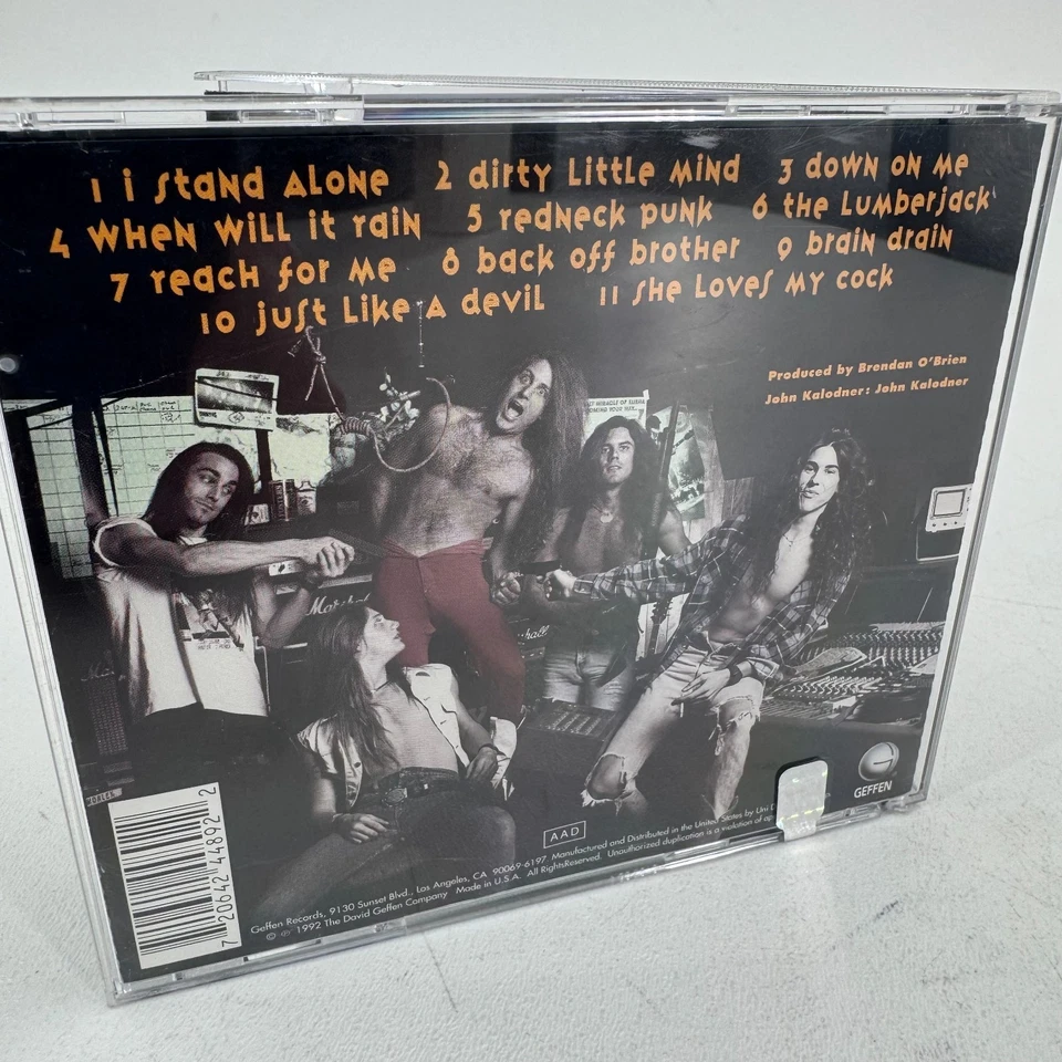 Jackyl CD 1992 Geffen Records 11 Tracks Songs USA Foto 2 de 4