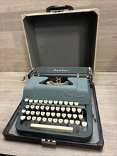 Vintage 1950s Underwood Leader Portable Typewriter with Case thumbnail