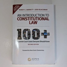 An Introduction to Constitutional Law : 100 S...