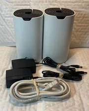 Lot of 2 TP-Link Deco Mesh AC1200 WiFi System Deco S4R w/ Power Cords - Working