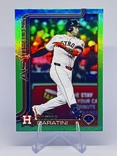 2025 Topps Update #US149 Victor Caratini Green Holo Foil #/99 Houston Astros