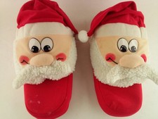 Santa Claus Design Slippers Christmas Home Slippers Size 4-5