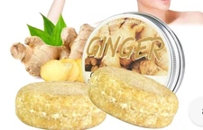Organic Ginger Hair Regrowth Shampoo Bar Anti Hair Loss Ginger Shampoo Soap