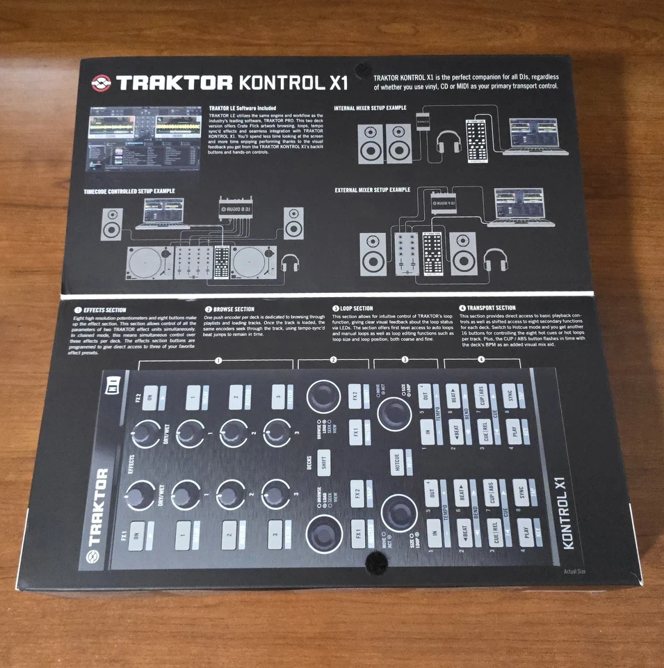 Native Instruments Traktor Kontrol X1 MK1 DJ USB Controller With Box Amd Manuals - Image 2 of 4