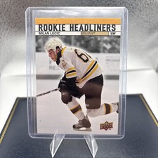 Milan Lucic 2007-08 Upper Deck Rookie Headliners Insert Card # RH16. rookie card picture
