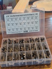 24 Value 500pcs Electrolytic Capacitor Assortment Box Kit Range 0.1uF  1000uF  -21