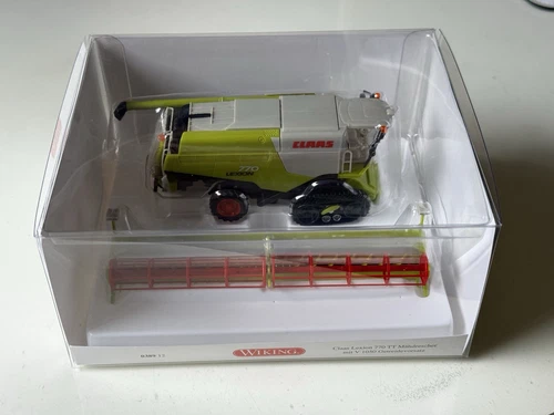 Claas Lexion Mähdrescher Raupe mit Getreidevorsatz - NEU/OVP - Wiking 038912