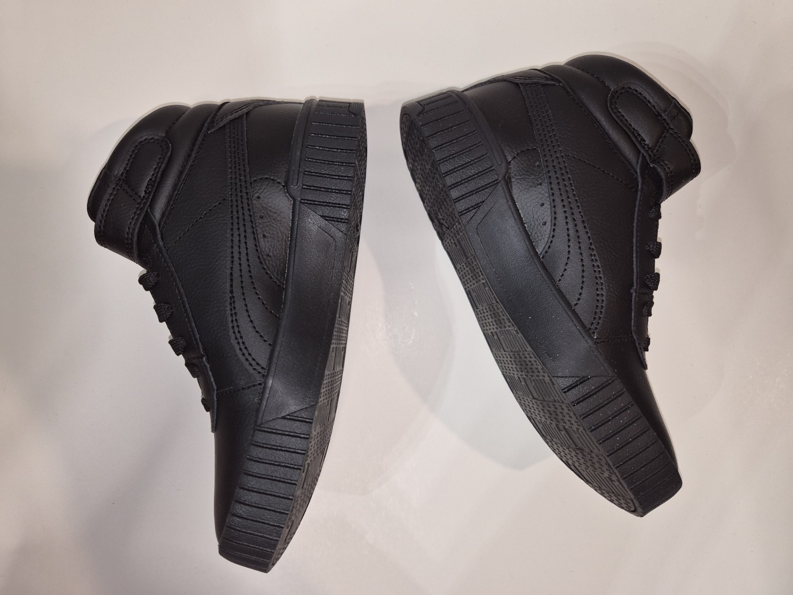 PUMA Carina 2.0 Mid Jr Black Athletic Shoes Unisex Kids US 5 EU 37 387376-01 thumbnail 3