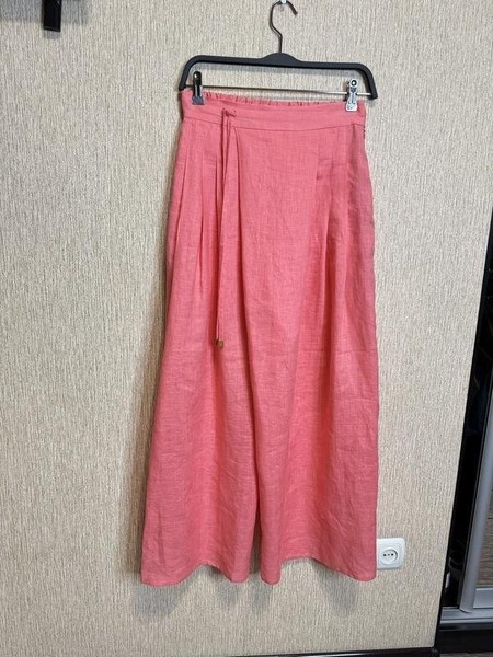 Women Thompson Trousers Coral Linen 36 / S / 44
