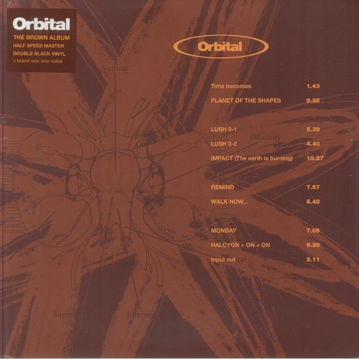 ORBITAL - Orbital (The Brown Album) (half speed remastered) - Vinyl (2xLP)