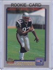 RICHARD SEYMOUR ROOKIE CARD 2001 Topps #360 Football New England Patriots NFL RC. rookie card picture