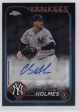 2024 Topps Chrome Update Auto Clay Holmes #AC-CHO Auto 0i7e