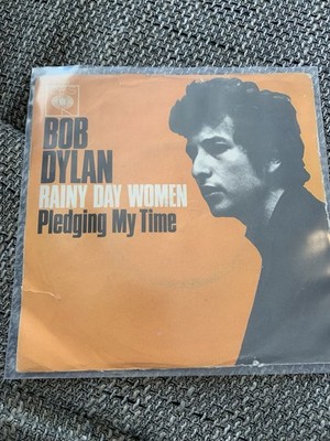 BOB DYLAN-Rainy Day Women (Vinyl 7''/45 single) GER 1966!