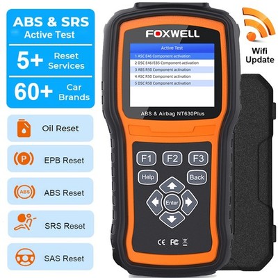 Foxwell NT630 Plus Bidirectional ABS Bleeding SRS SAS OBD2 Reset Tool System
