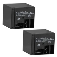 Pcs Power Relay, SLC-1VDC-SL-A, Coil Voltage DC 1V, 30A50VAC/30VDC, Normally 2