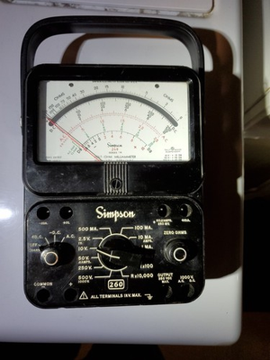 #ad Vintage Simpson 260 Series 7 Volt Ohm Millimeter Working $200.00