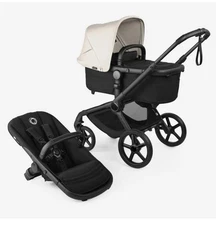 Bugaboo Fox 5 Renew Seat Bassinet Stroller Black/Misty White BRAND NEW NIB
