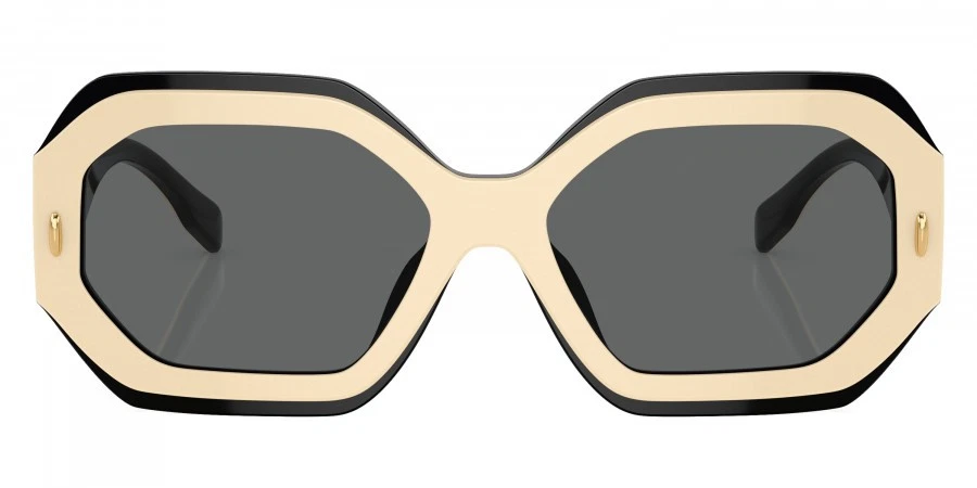Gafas de sol Tory Burch para mujer TY7192U 196187 55 mm negro/marfil - lentes grises - NUEVAS Foto 2 de 4