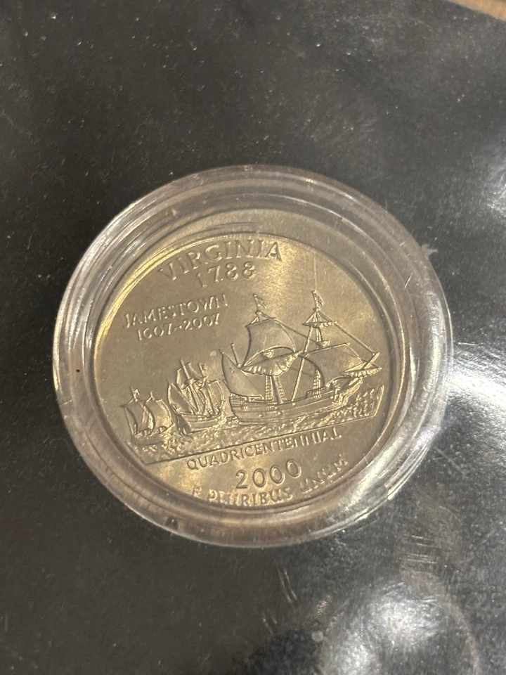 2000-P Virginia State Quarter (Double Struck Error) - Image 2 of 4