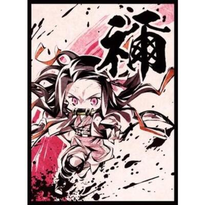 nezuko card sleeves Sky Striker Raye & Roze Resting Holographic Card Sleeves – Kado Supplies main image 1