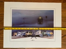 NOS 1997 EMD Electro Motive General Motors Locomotives 75th Anniversary Poster