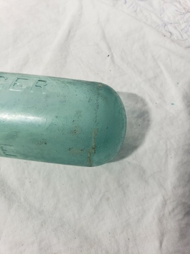 Rare Lawe's & Co. Belfast Ginger Ale Torpedo bottle blue very old - Picture 9 of 9