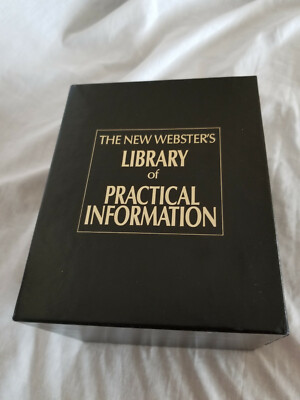 The New Webster's Library of Practical Information 7 books boxed set | eBay