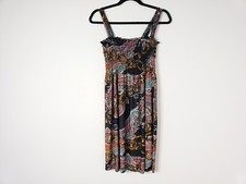 Women's Paisley Print Maxi Dress - Size (L)