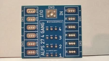 Volume Pot Board For 4 Gang Blue Alps type multi connection style DIYAudiophile