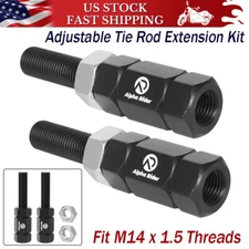 Tie Rod Extension Adjustable Kit For Honda Acura Toyota Lexus M14 x 1.5 Threads