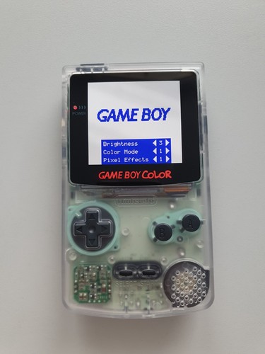 Gameboy Color GBC Amoled Oled | Clear Transparent | Retro LCD XL IPS MOD Display - Afbeelding 4 van 8