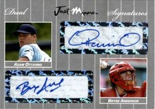 2007 Adam Ottavino * Bryan Anderson * Autograph Rookie SILVER Auto #/25