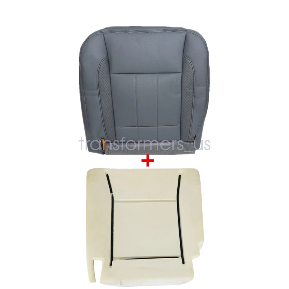 Cubierta del asiento inferior del conductor y cojín de espuma para Dodge Ram 1500 2500 3500 2006-2009 Foto 4 de 4