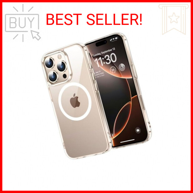 iPhone 16 Pro Max Case, Military-Grade Slim Protective Clear Cover for 6.9''-image