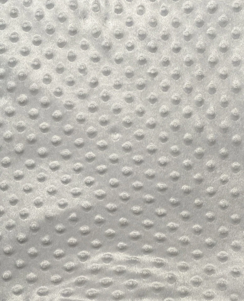 Blankets & Beyond Blue Owl Gray Minky Dot Blanket Reversible Velour Plush Lovey - Image 4 of 4