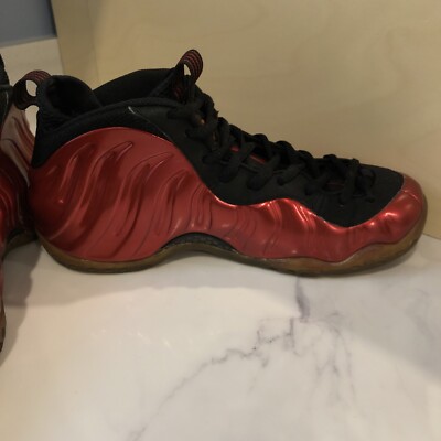 Nike Air Foamposite One Mens 314996-610 Metallic Red - Size 10.5