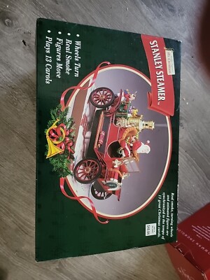 2000 Mr Christmas Stanley Steamer 26919 Animated 13 Song Musical Car w/ Smoke