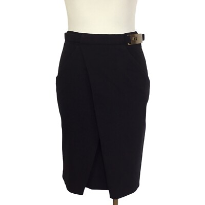ROBERTO CAVALLI Damen Bleistiftrock  Gr. 36 Schwarz