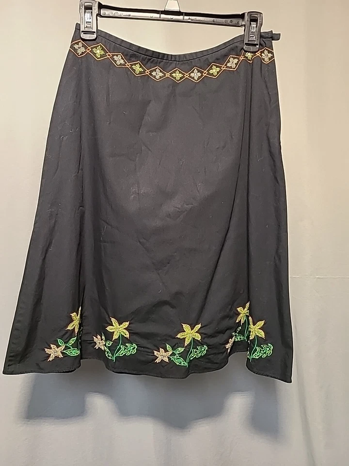 Falda de lapislázuli vintage pequeña línea A Foto 2 de 4