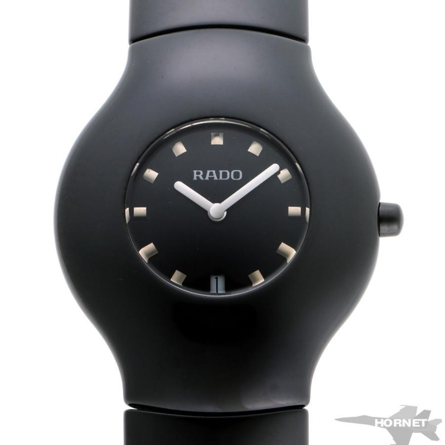 RADO XERAMO 118.0468.3 Quartz Black Dial Ceramic Titanium Womens