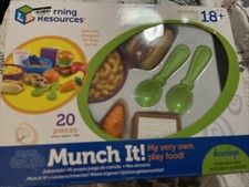 Learning Resources New Sprouts Munch It Pretend Play Food, New/Other