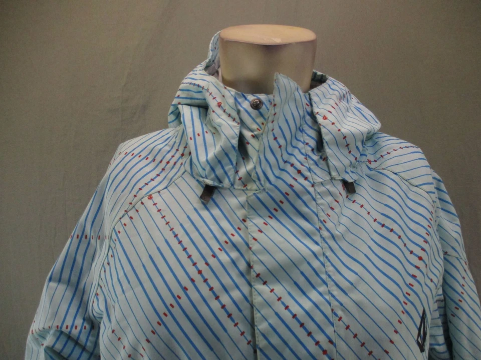 VOLCOM THERMONITE Size M Womens Stand Collar Powder Skirt Snowboard Jacket 198 - Image 2 of 4