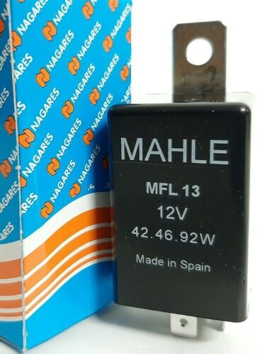 INTERMITTENT RELAY 12V ARROWS MAHLE UNIVERSAL TRACTOR 127 128 VINTAGE 42.46.92W - Picture 1 of 3
