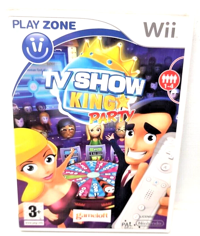 TV Show King Party Nintendo Wii PAL UK FAMILY QUIZ TRIVIA MULTIPLAYER COMPLETE - Image 2 of 4