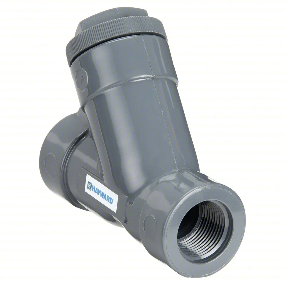 Hayward YC10400TE Series YC 4" Y-Check Valve Threaded End PVC with EPDM Seals 4" - Image 2 of 3