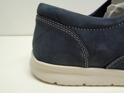 Steve Madden Size 9 M CLAY Navy Blue Leather Lace Up Oxfords  display picture 1