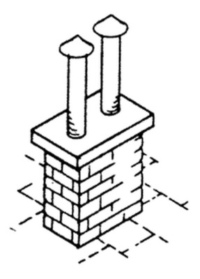 Scale Structures Ltd HO Scale Brick Chimney