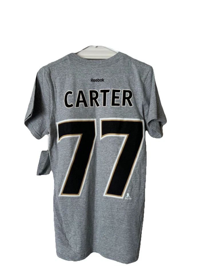 Camiseta LA Kings Jeff Carter #77 Talla Hombre Pequeña Nueva Con Etiquetas Foto 2 de 4