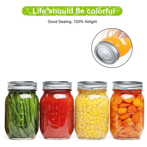 100pcs Regular Mouth Canning Lids Canning Jar Lids for Ball Kerr Jars Split-T... - Picture 3 of 7